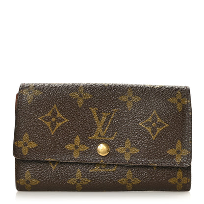 Louis Vuitton Monogram Porte-Monnaie Tresor Wallet 1 of 11