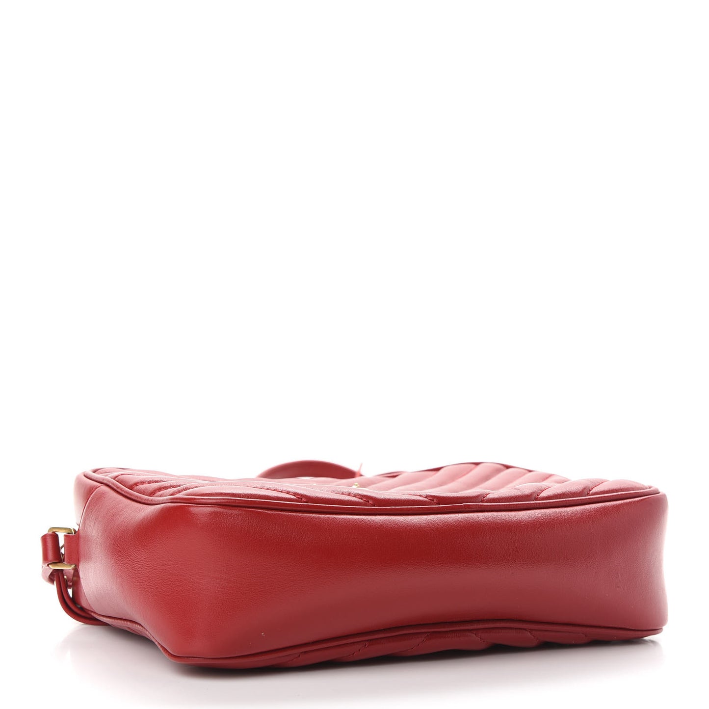 Calfskin Matelasse Monogram Lou Camera Bag Red