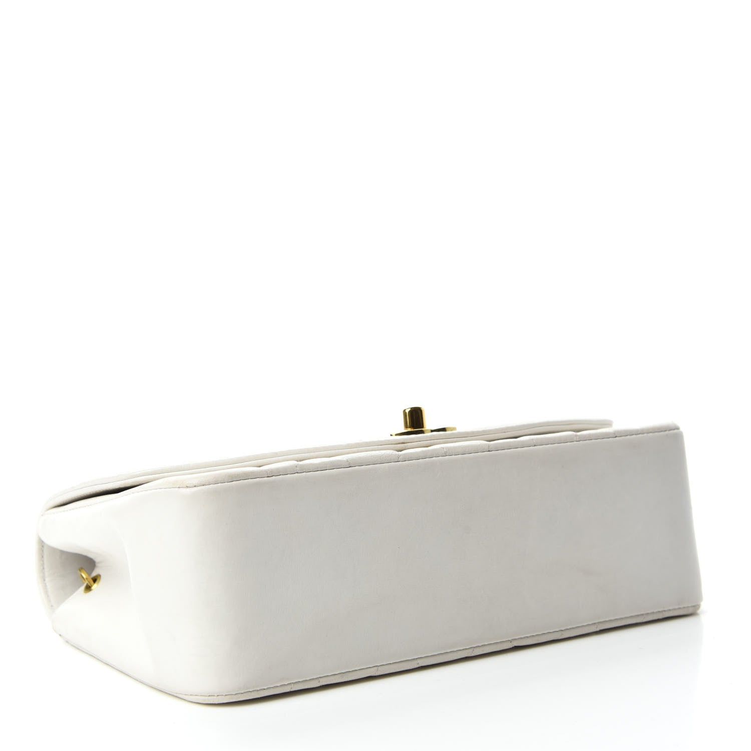 Chanel Lambskin Quilted Small Single Flap White 4 of 15