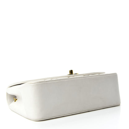 Chanel Lambskin Quilted Small Single Flap White 4 of 15