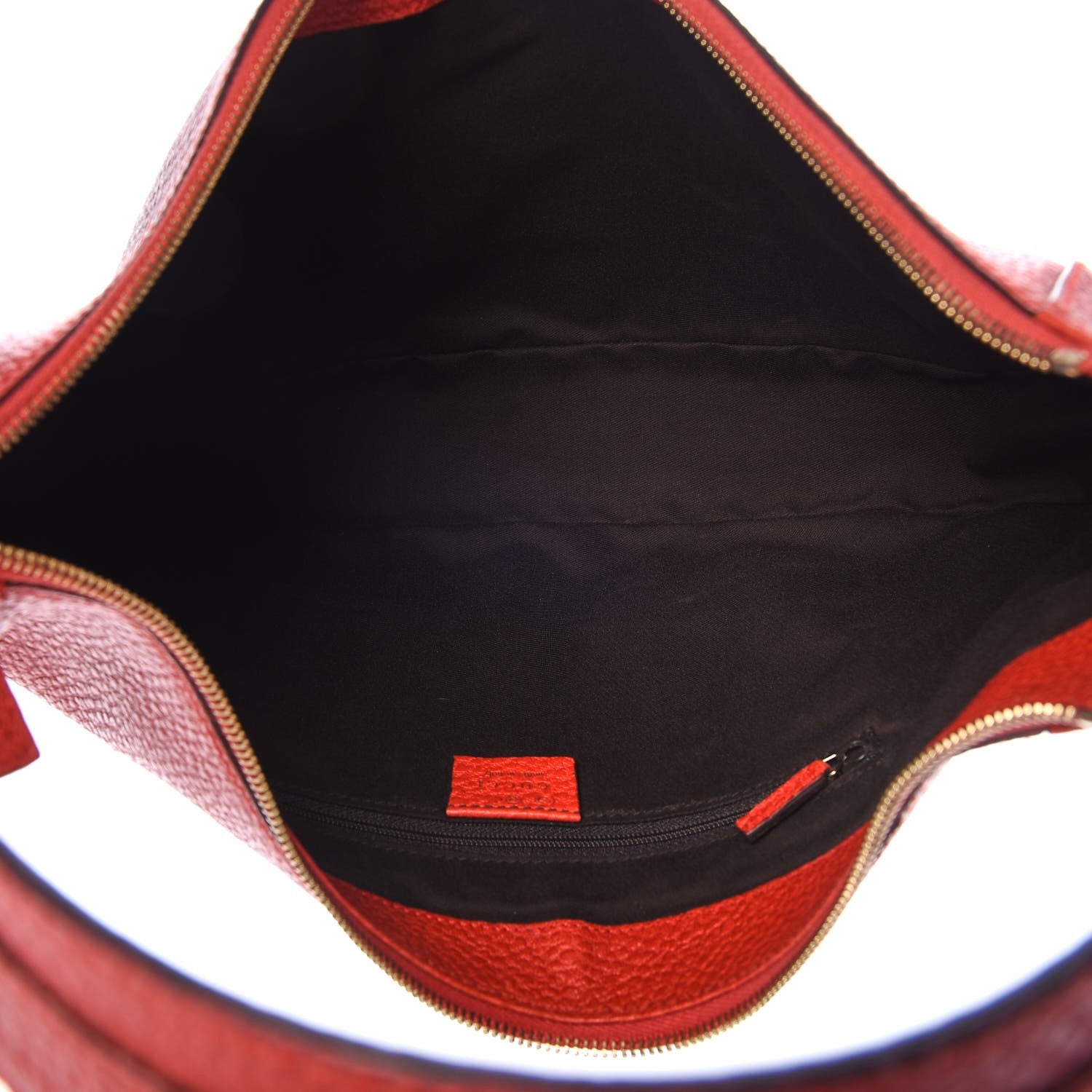 Gucci Leather Half Moon Bamboo Ring Hobo 5 of 8