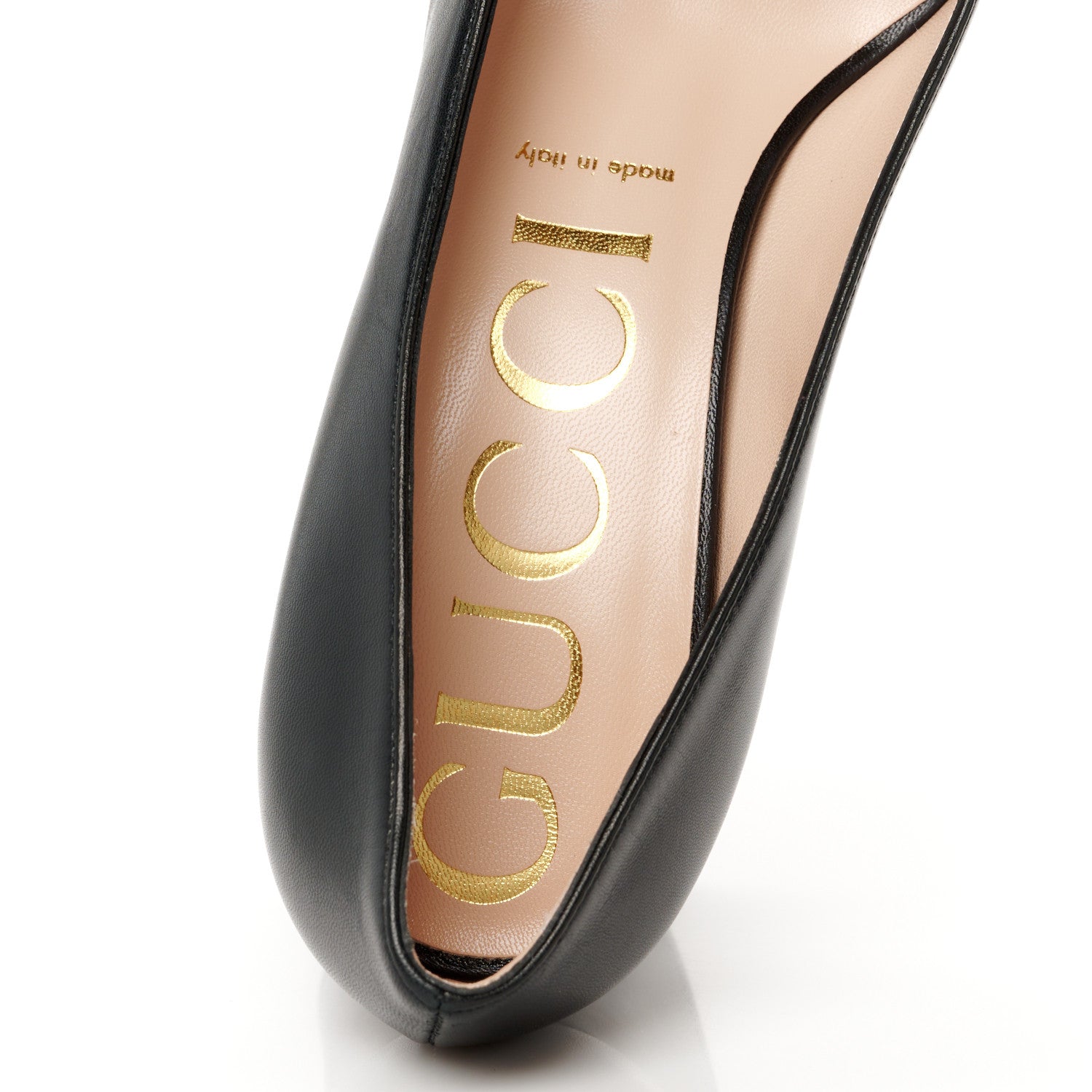 Gucci Malaga Kid Horsebit 75mm Pumps 39 Black 7 of 11