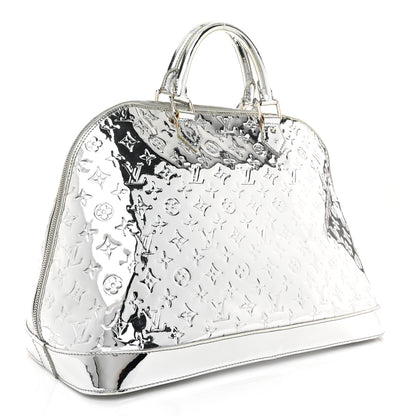 Louis Vuitton Monogram Miroir Alma GM XL Silver 3 of 12