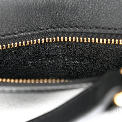 Gucci Roxy Calfskin Blondie Chain Shoulder Flap Bag Black 7 of 13