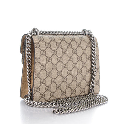 Gucci GG Supreme Monogram Mini Dionysus Shoulder Bag Taupe 3 of 8