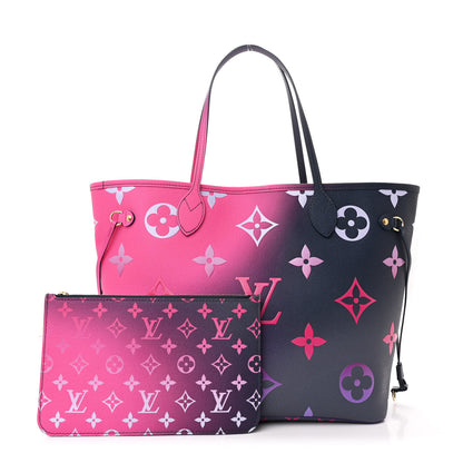 Louis Vuitton Monogram Giant Spring In The City Neverfull MM Midnight Fuchsia 3 of 11