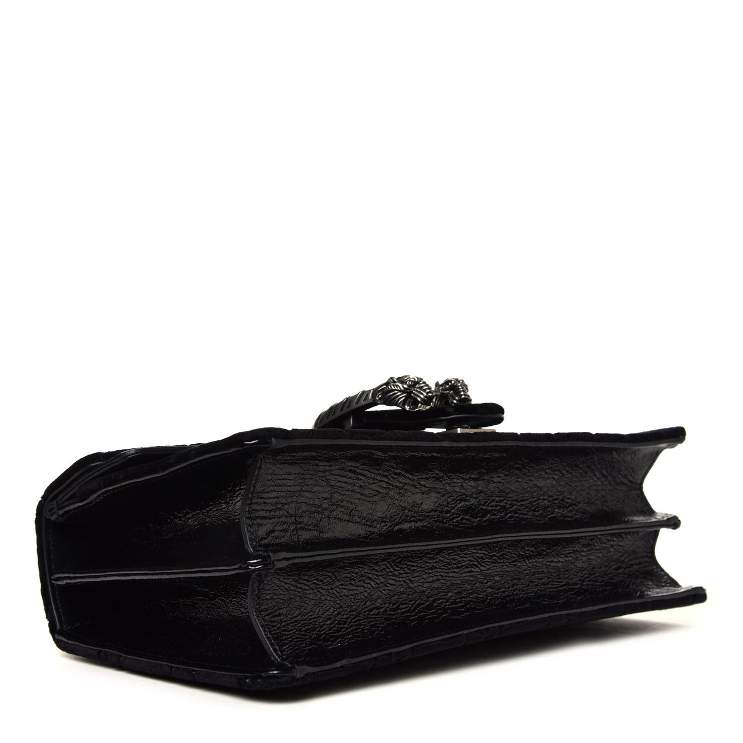 Velvet GG Monogram Small Dionysus Shoulder Bag Blue Black