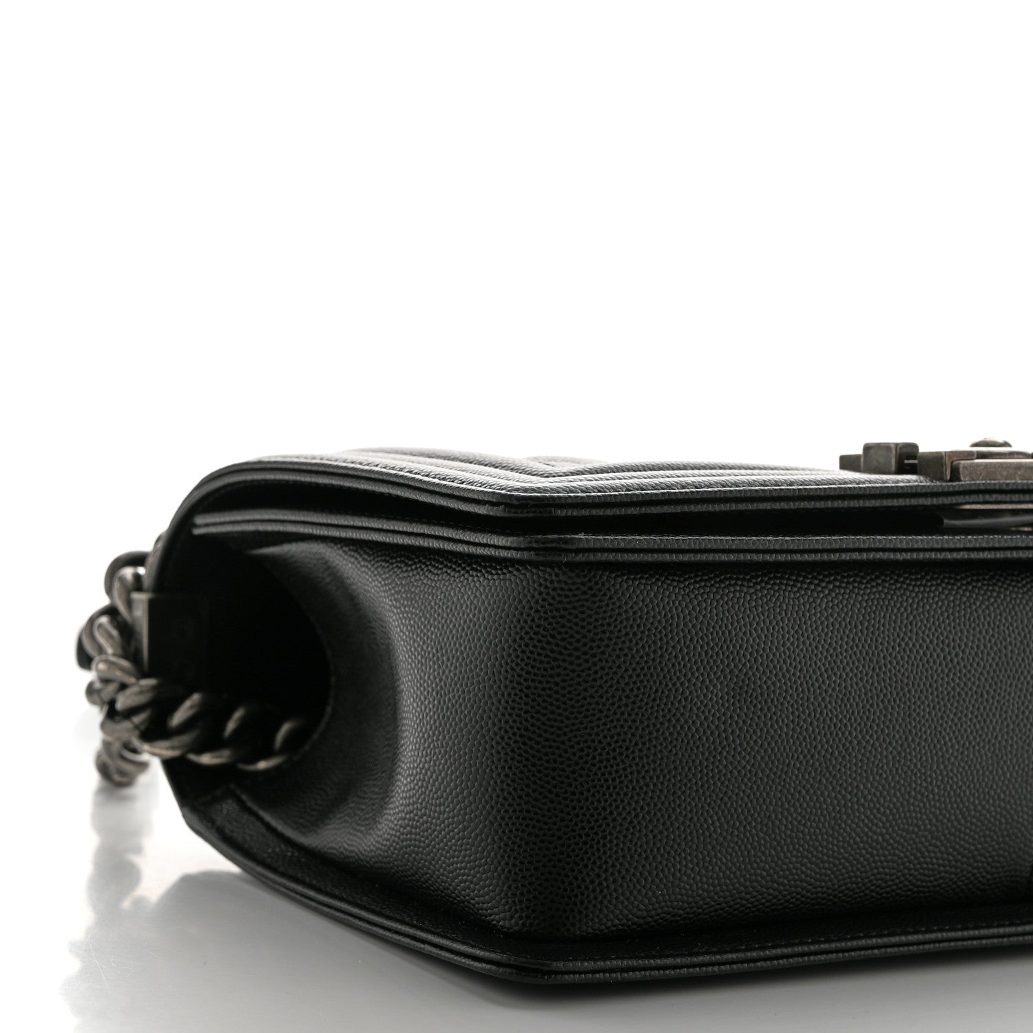 Chanel Caviar Quilted Medium Boy Flap Black 9 of 10