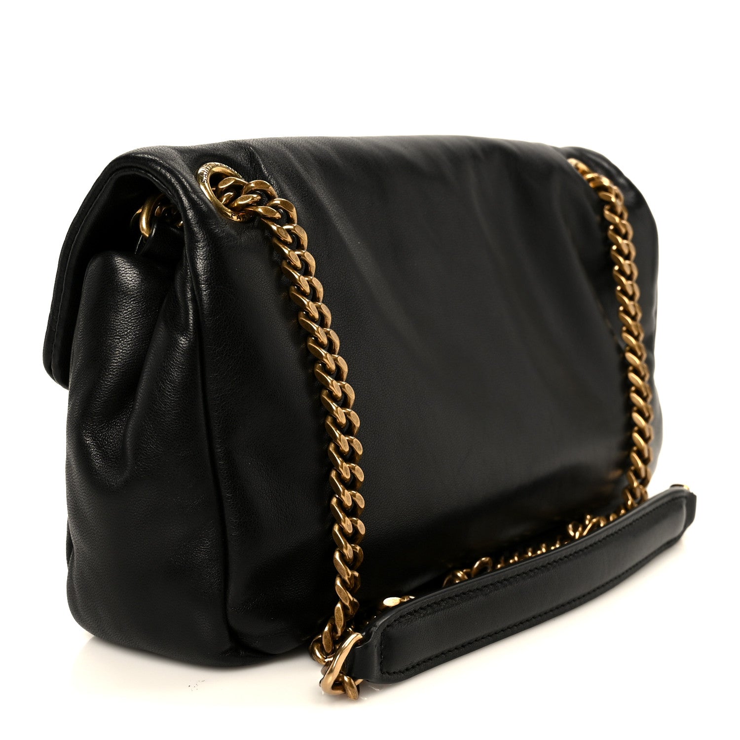 Saint Laurent Plunged Lambskin Calypso Black 3 of 11