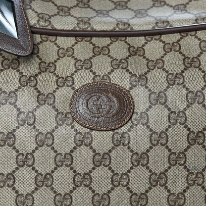 Gucci Coated Canvas Monogram Suitcase Luggage Brown 11 of 11