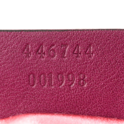 Gucci Velvet Matelasse Embroidered Mini GG Marmont Shoulder Bag Bordeaux 7 of 17