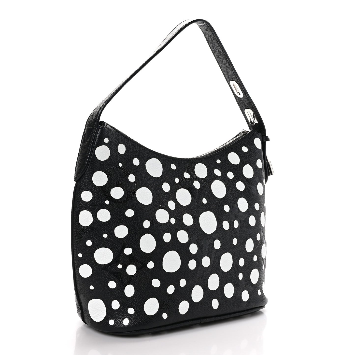 LOUIS VUITTON LV X YK Empreinte Marshmallow Hobo PM Black White