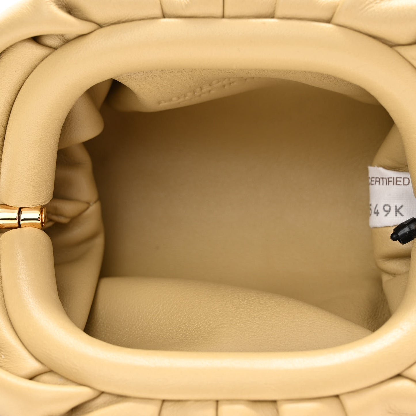 Butter Calfskin Coin Purse Tapioca