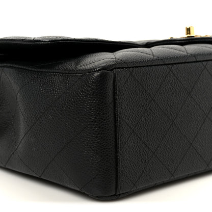 Chanel Caviar Quilted Maxi Double Flap Black 10 of 11