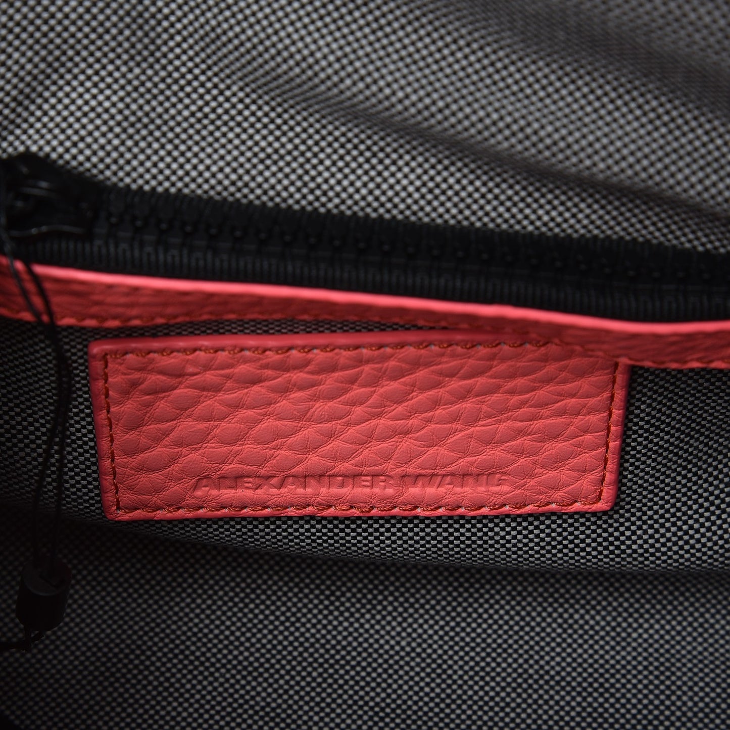 Pebbled Lambskin Mini Rockie Fluo Coral