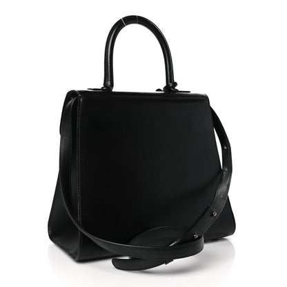 Delvaux Calfskin MM L'Humour Brillant Satchel Black 3 of 11