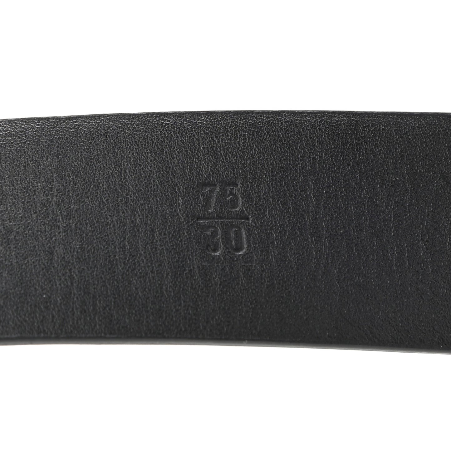 Calfskin CC Belt 75 30 Black