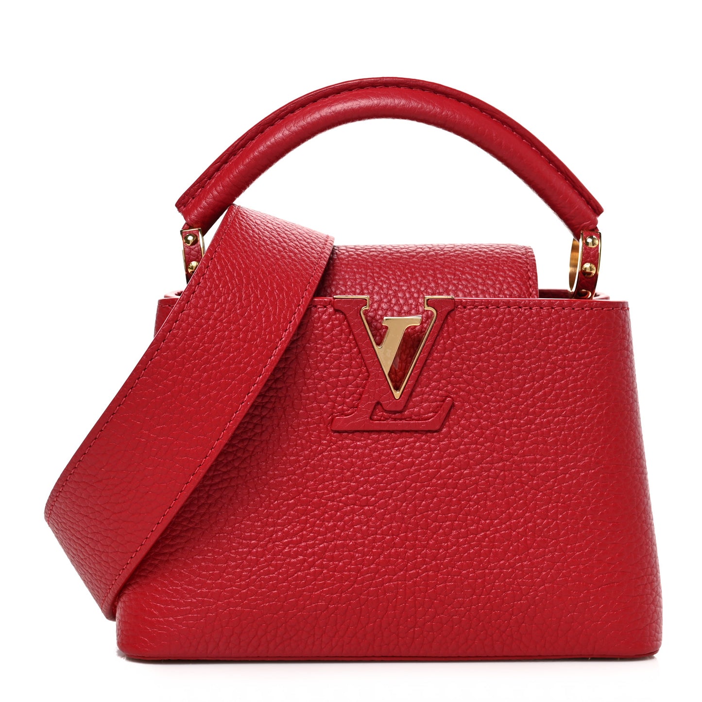 Taurillon Mini Capucines Scarlet