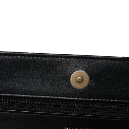 Chanel Shiny Caviar Quilted Pick Me Up Wallet On Chain WOC Black 11 of 14