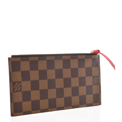 Louis Vuitton Damier Ebene Felicie Chain Wallet Zippered Insert 3 of 6