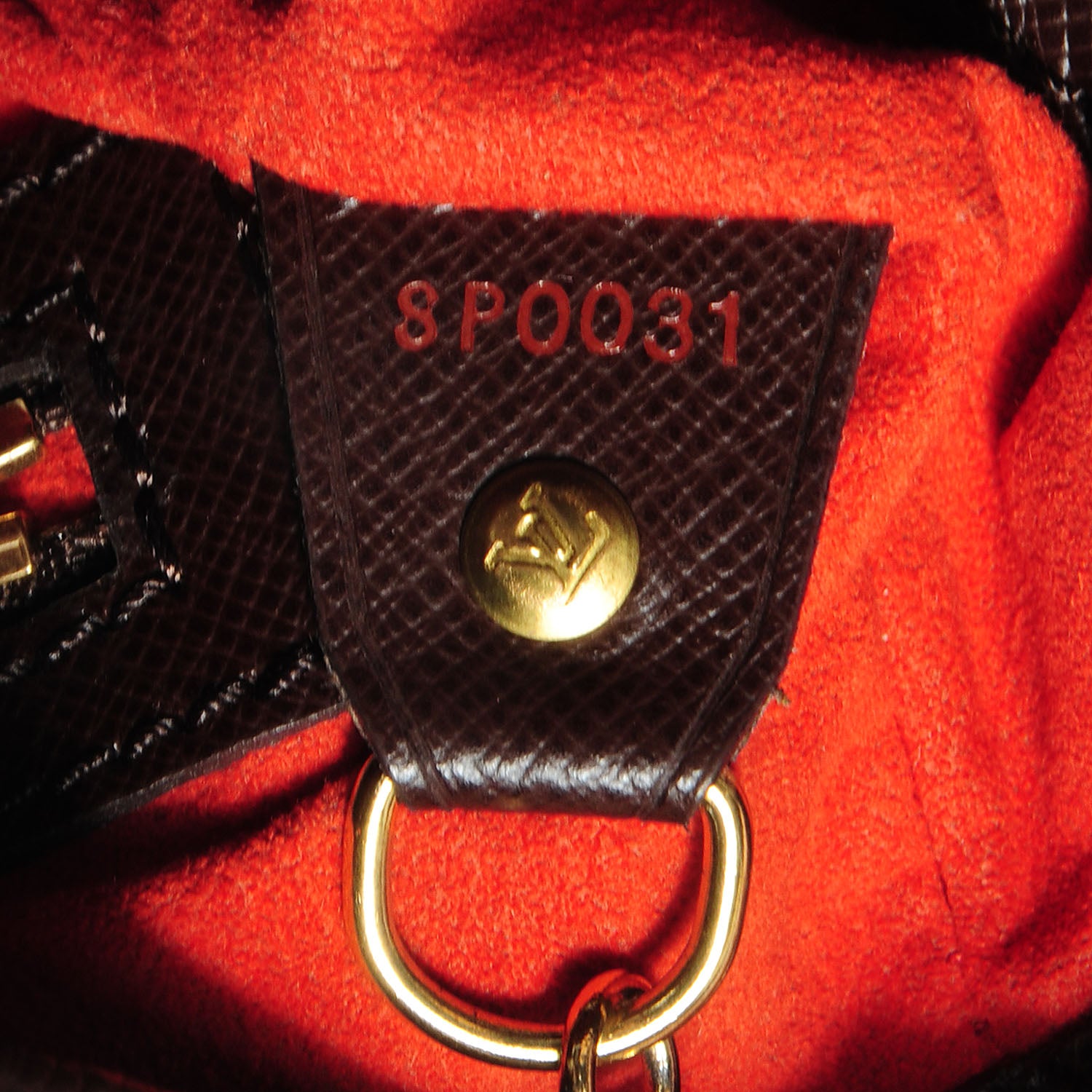 Louis Vuitton Damier Ebene Marais Bucket 23 7 of 10