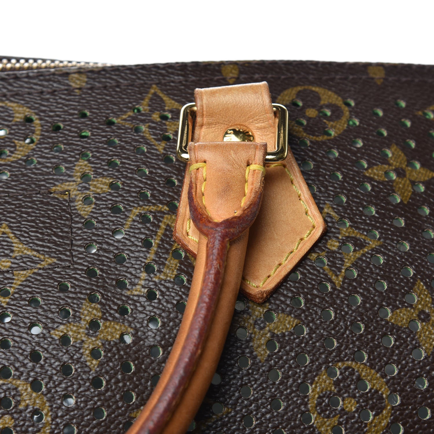 Louis Vuitton Monogram Perforated Speedy 30 Green 18 of 18