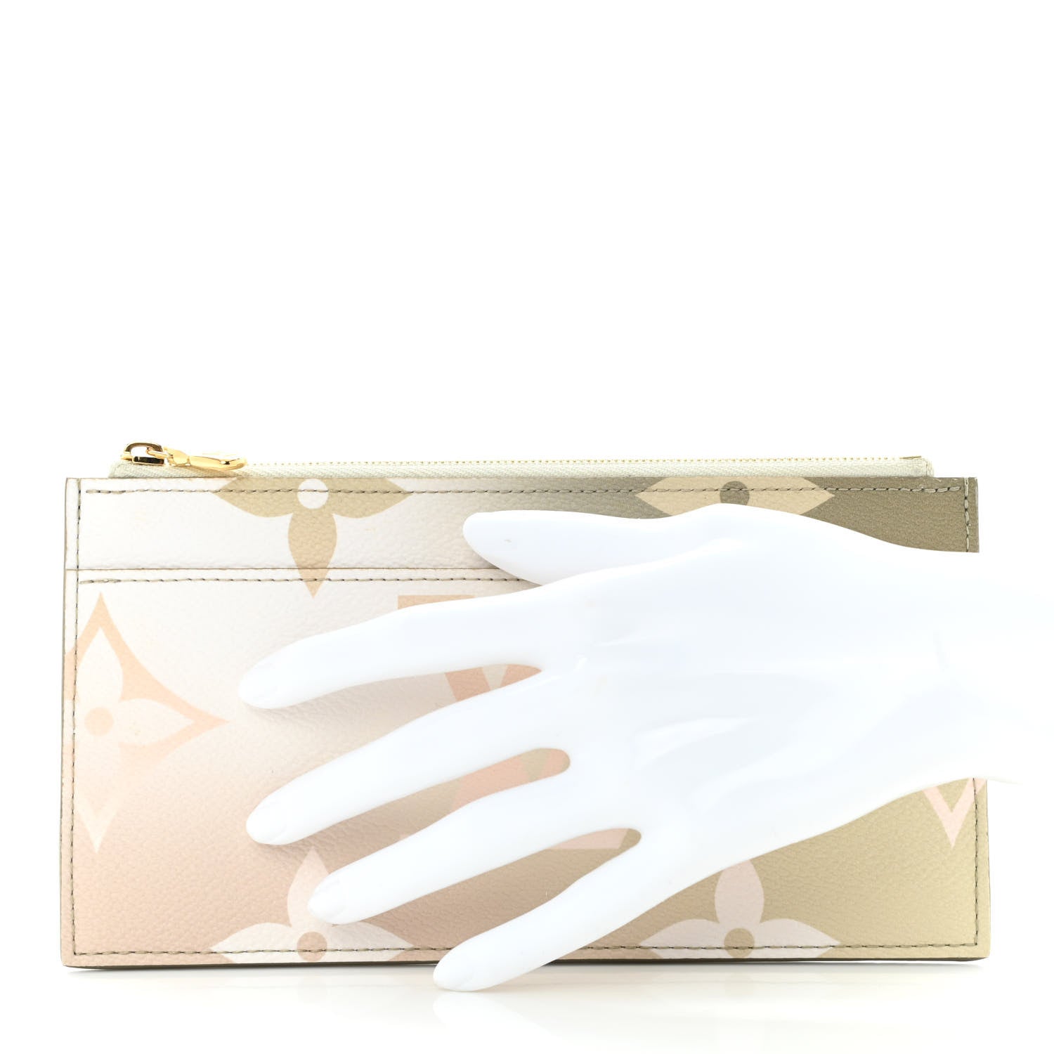 Louis Vuitton Monogram Giant Spring In The City Slim Purse Sunset Kaki 2 of 9