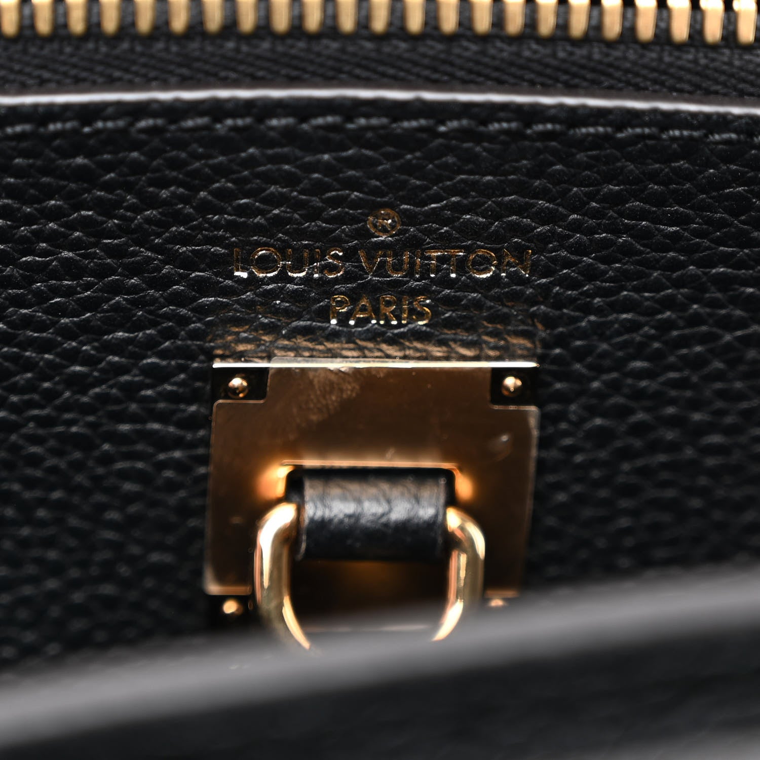 Louis Vuitton Taurillon City Steamer MM Black 6 of 9