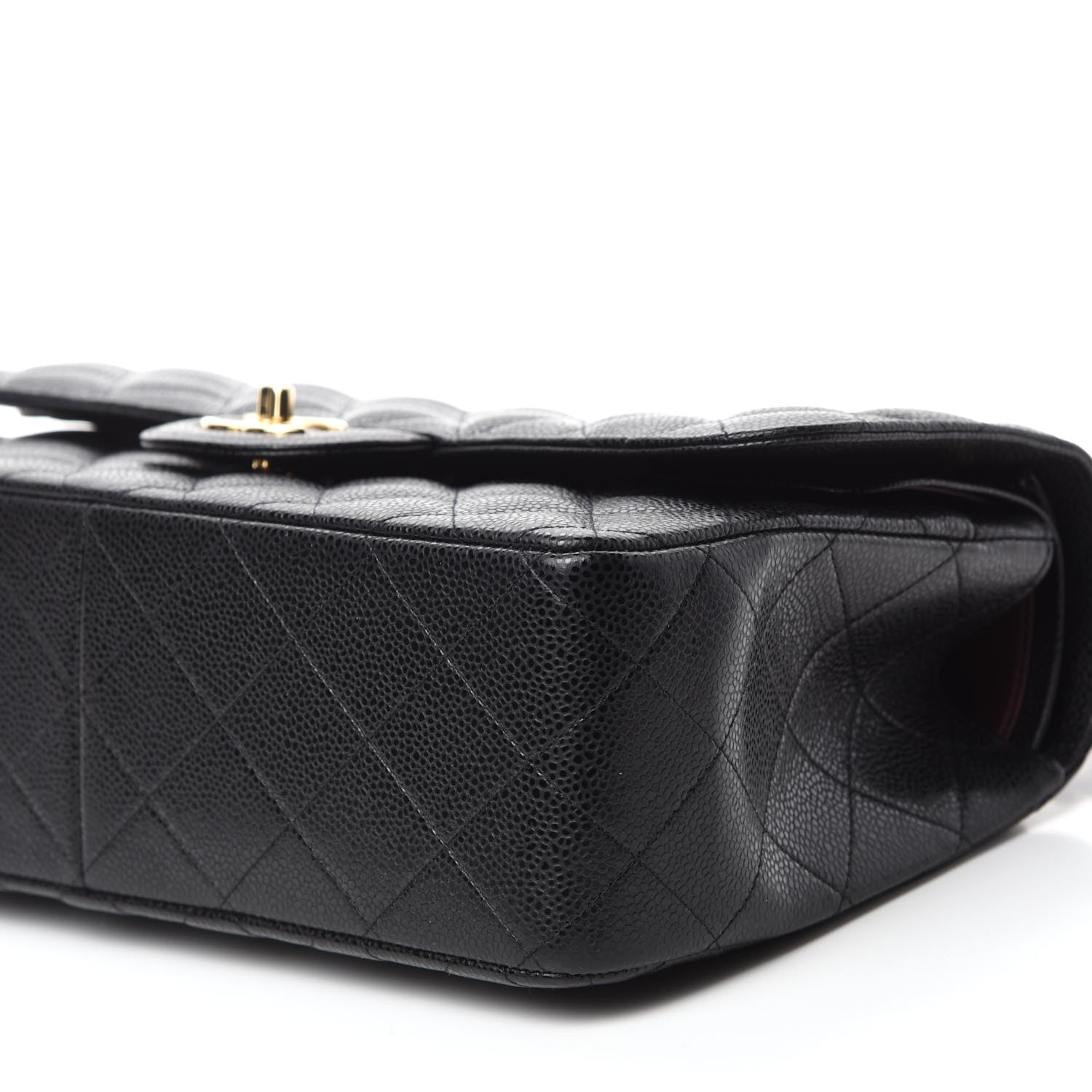 Chanel Caviar Quilted Jumbo Double Flap Black 7 of 11