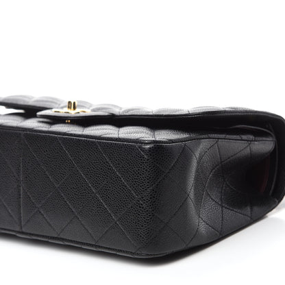 Chanel Caviar Quilted Jumbo Double Flap Black 7 of 11
