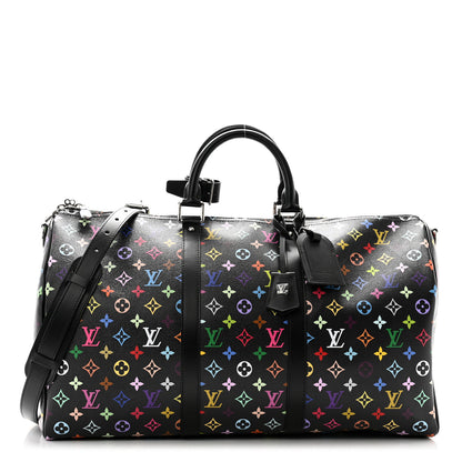 Louis Vuitton LV X TM Monogram Multicolor Keepall Bandouliere 50 Black 1 of 8