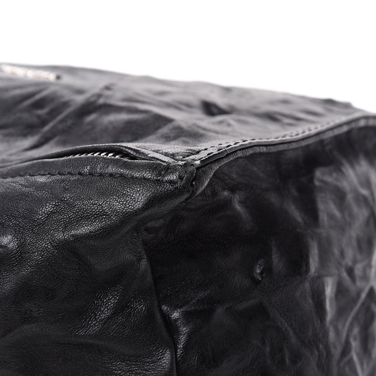 Tumbled Sheepskin Small Pandora Black