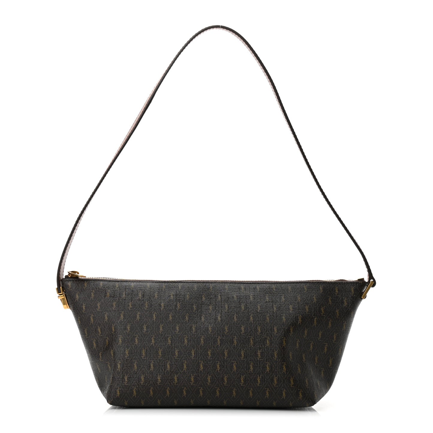 Canvas Smooth Calfskin Le Monogramme Crossbody Bag Chestnut