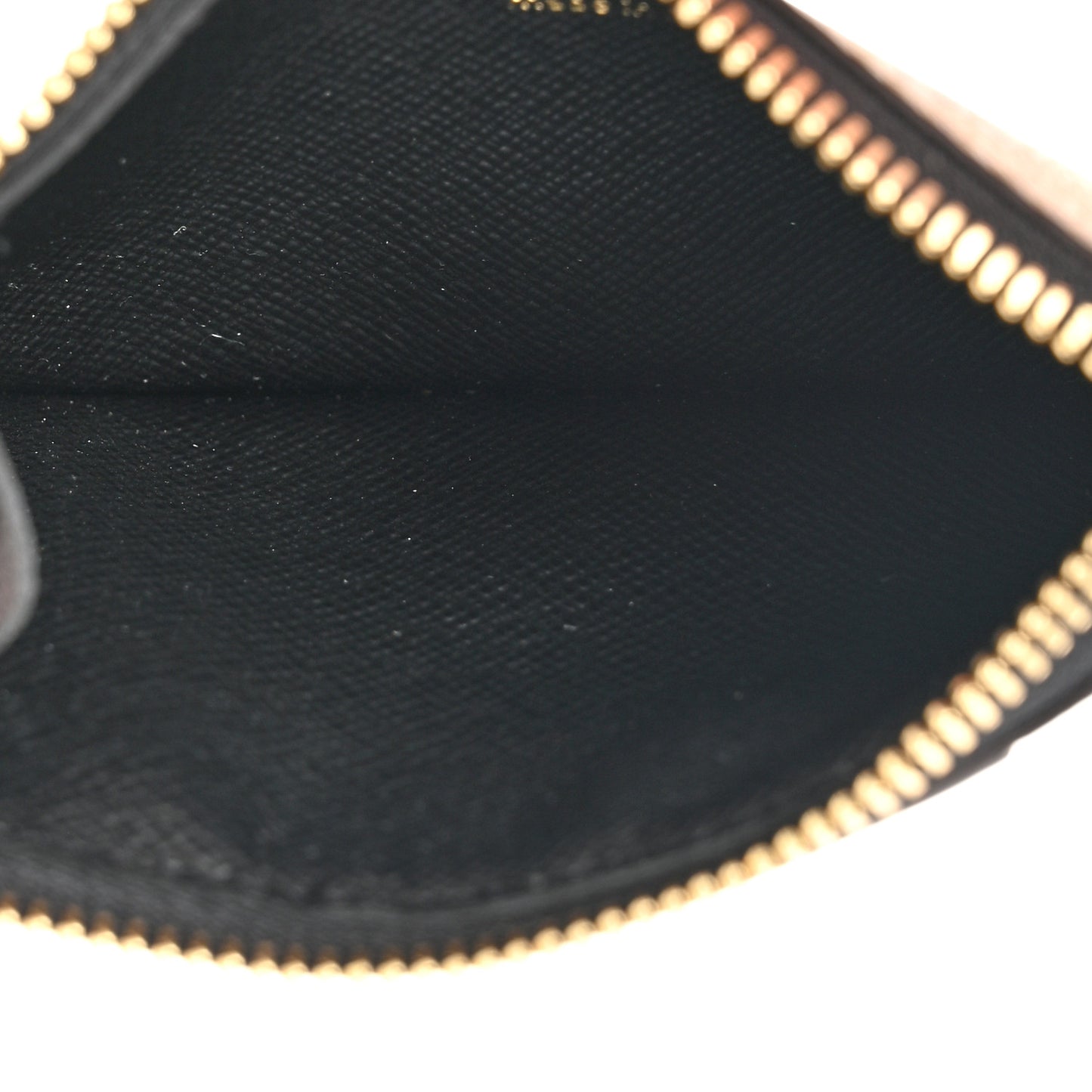 Reverse Monogram Zipped Romy Card Holder