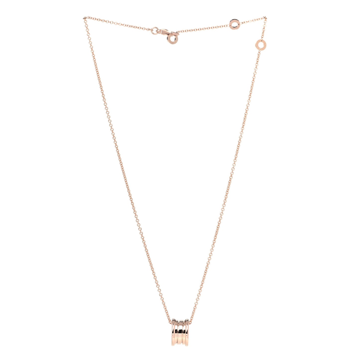 18K Rose Gold B.Zero1 Pendant Necklace