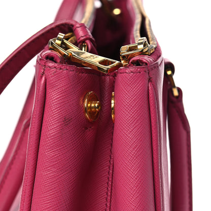 Prada Saffiano Large Galleria Double Zip Tote Peonia 12 of 14