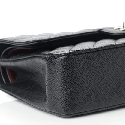 Chanel Caviar Quilted Medium Double Flap Black 7 of 9