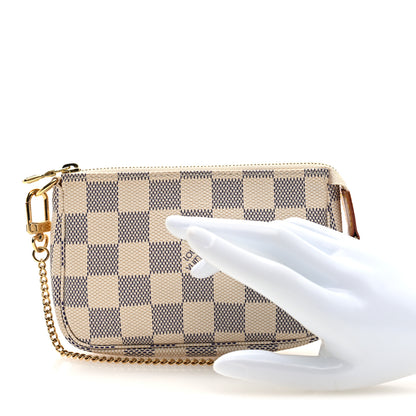 Louis Vuitton Damier Azur Mini Pochette Accessories 2 of 8