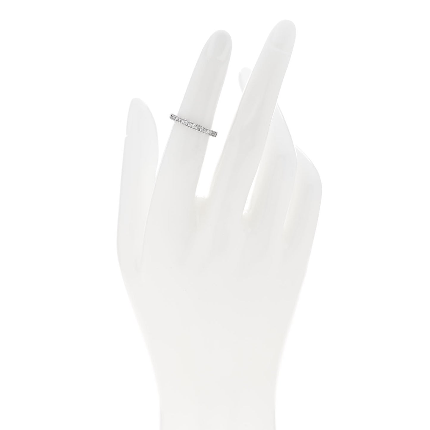 Platinum Diamond 2mm Together Milgrain Band Ring 47 4.25