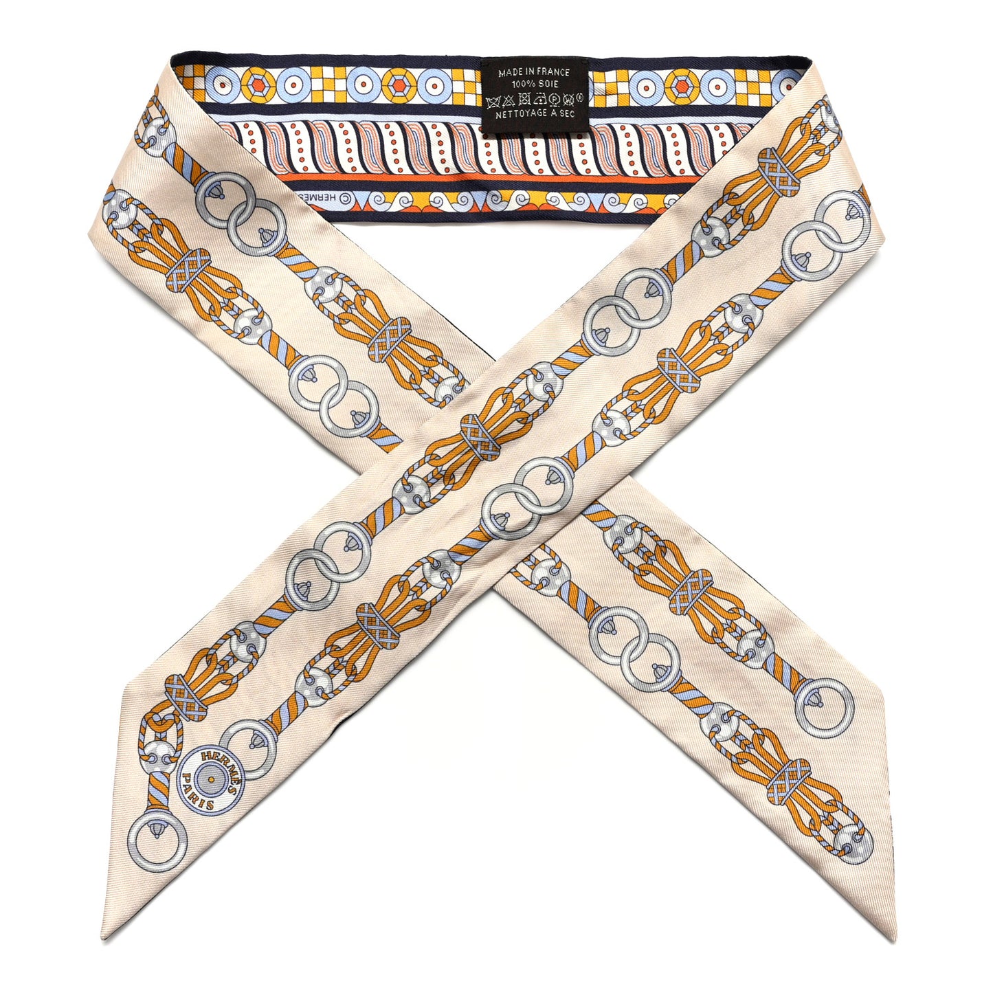 Silk Harnais En Rosace Twilly Creme Ciel Ocre