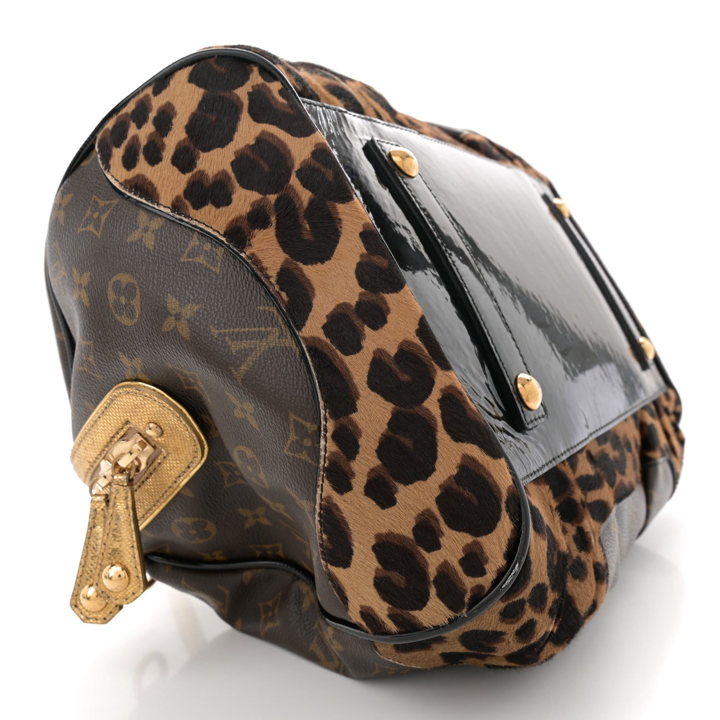 Monogram Leopard Stephen Bag