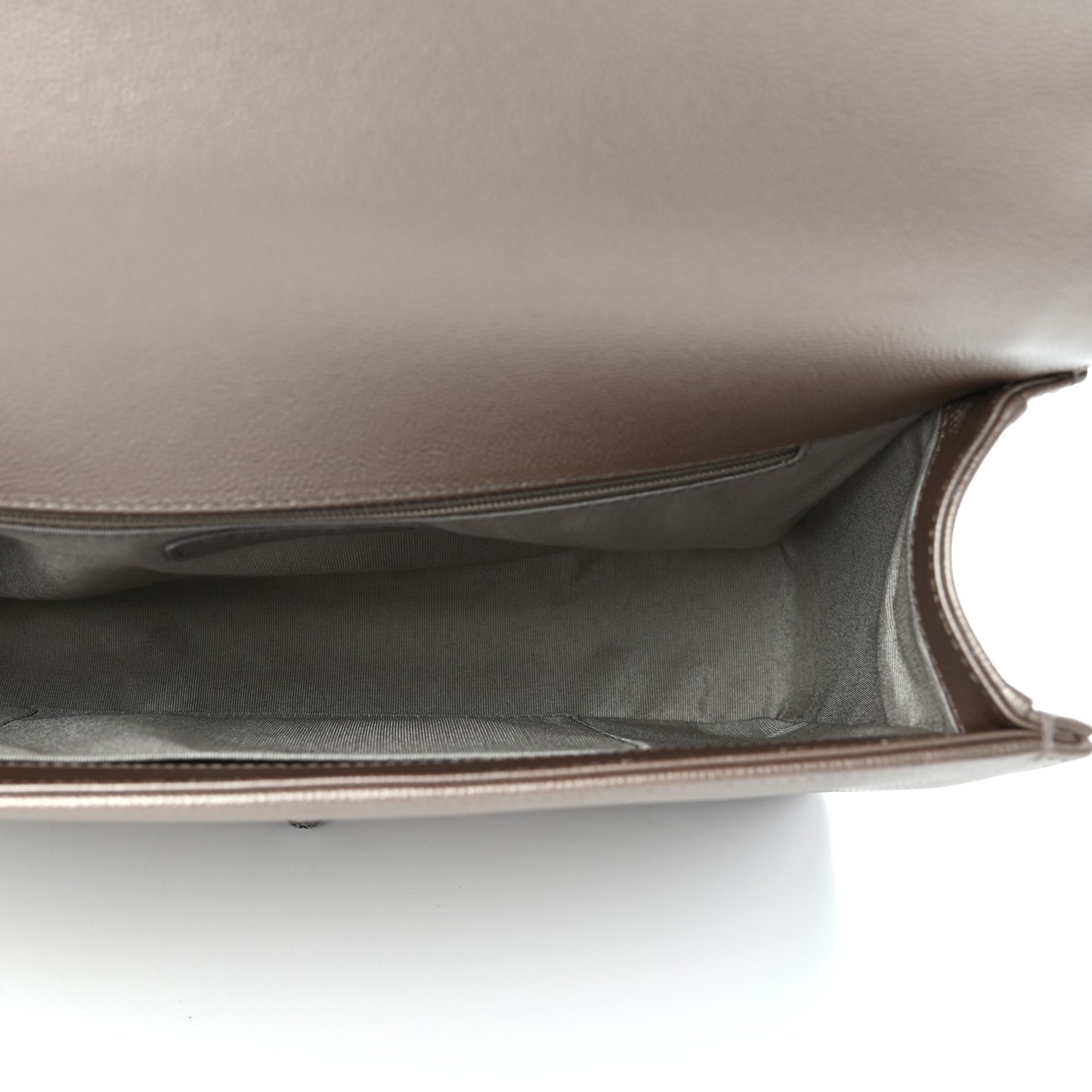 Metallic Caviar Quilted New Medium Boy Flap Copper