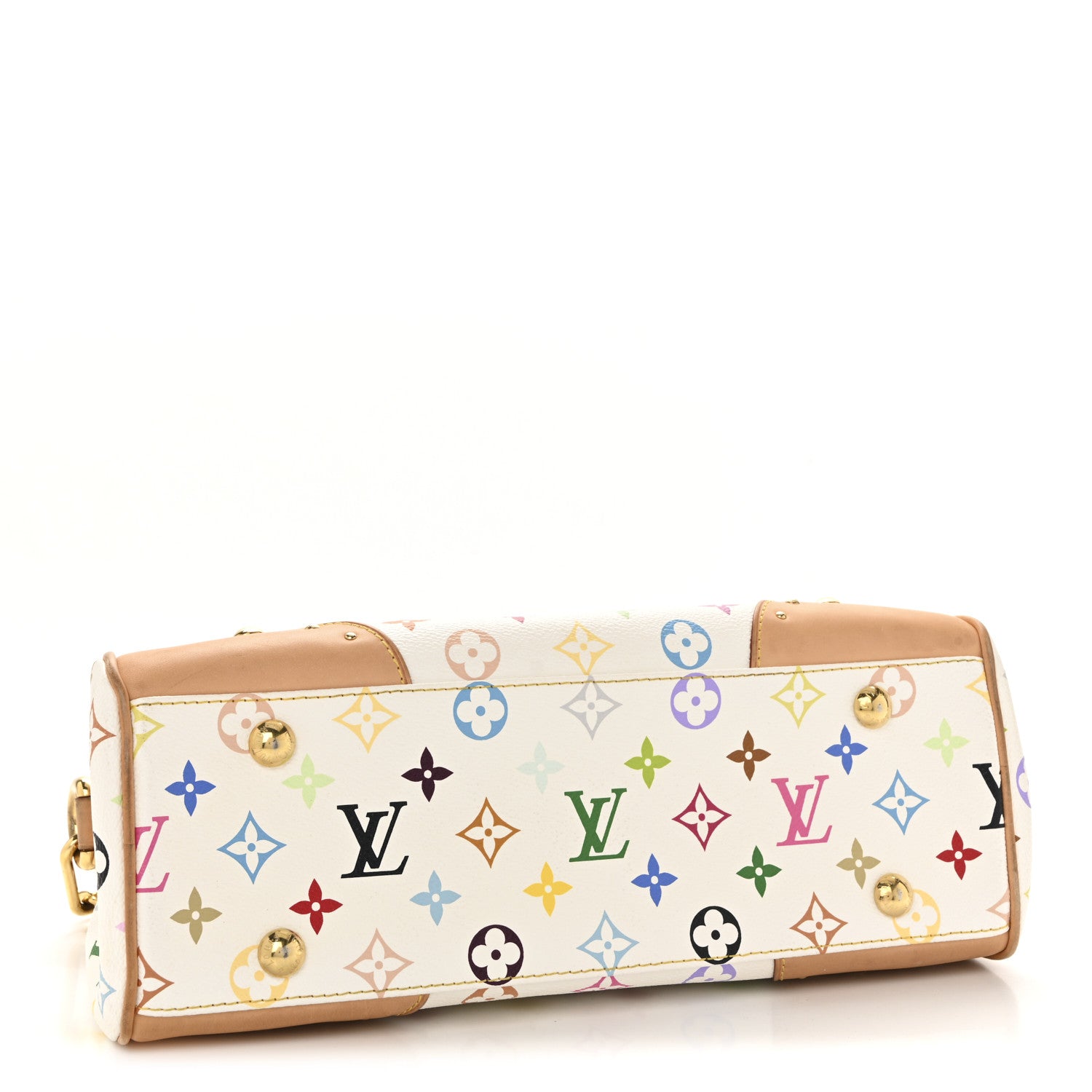 Louis Vuitton Monogram Multicolor Beverly MM White 4 of 13