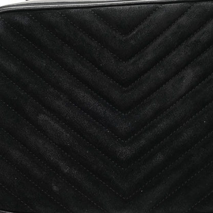 Saint Laurent Suede Calfskin Monogram Lou Camera Bag Black 12 of 14