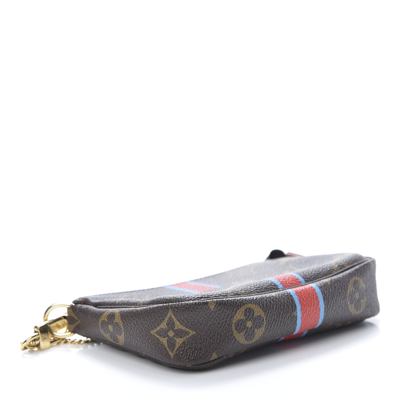 Louis Vuitton Monogram My LV Heritage Mini Pochette Accessories Blue Claire Rouge 5 of 9