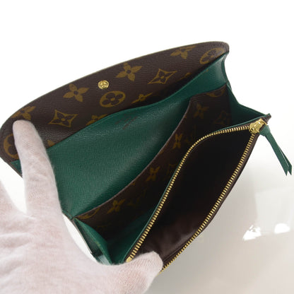 Louis Vuitton Monogram Emilie Wallet Green 5 of 8