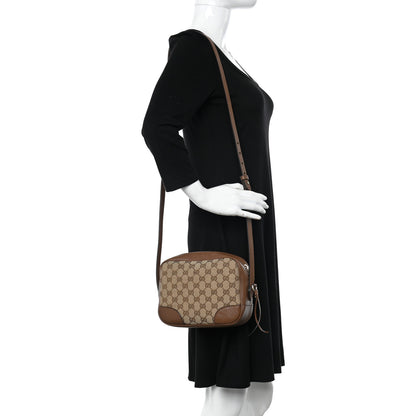 Gucci Monogram Mini Bree Messenger Bag Beige Tabacco 2 of 11