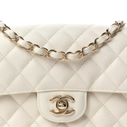 Chanel Caviar Quilted Mini Rectangular Flap White 10 of 11