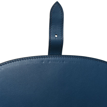 Hermes Swift Wicker Picnic Fishing Bag Bleu de Prusse 9 of 9