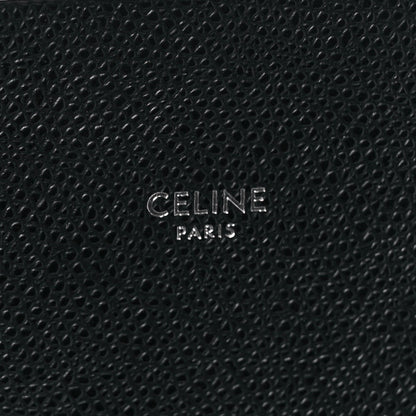 Celine Grained Calfskin Small Vertical Cabas Black 6 of 9